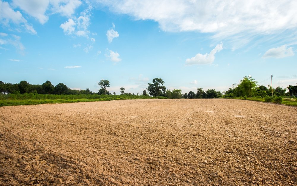 Empty,Dry,Cracked,Swamp,Reclamation,Soil,,Land,Plot,For,Housing